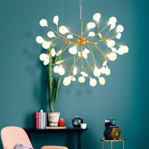 Đèn Chùm Thả Đom Đóm Nhiều Kích Thước, Đèn Thả Bắc Âu Decor Nhiều Không Gian - Hình ảnh 6