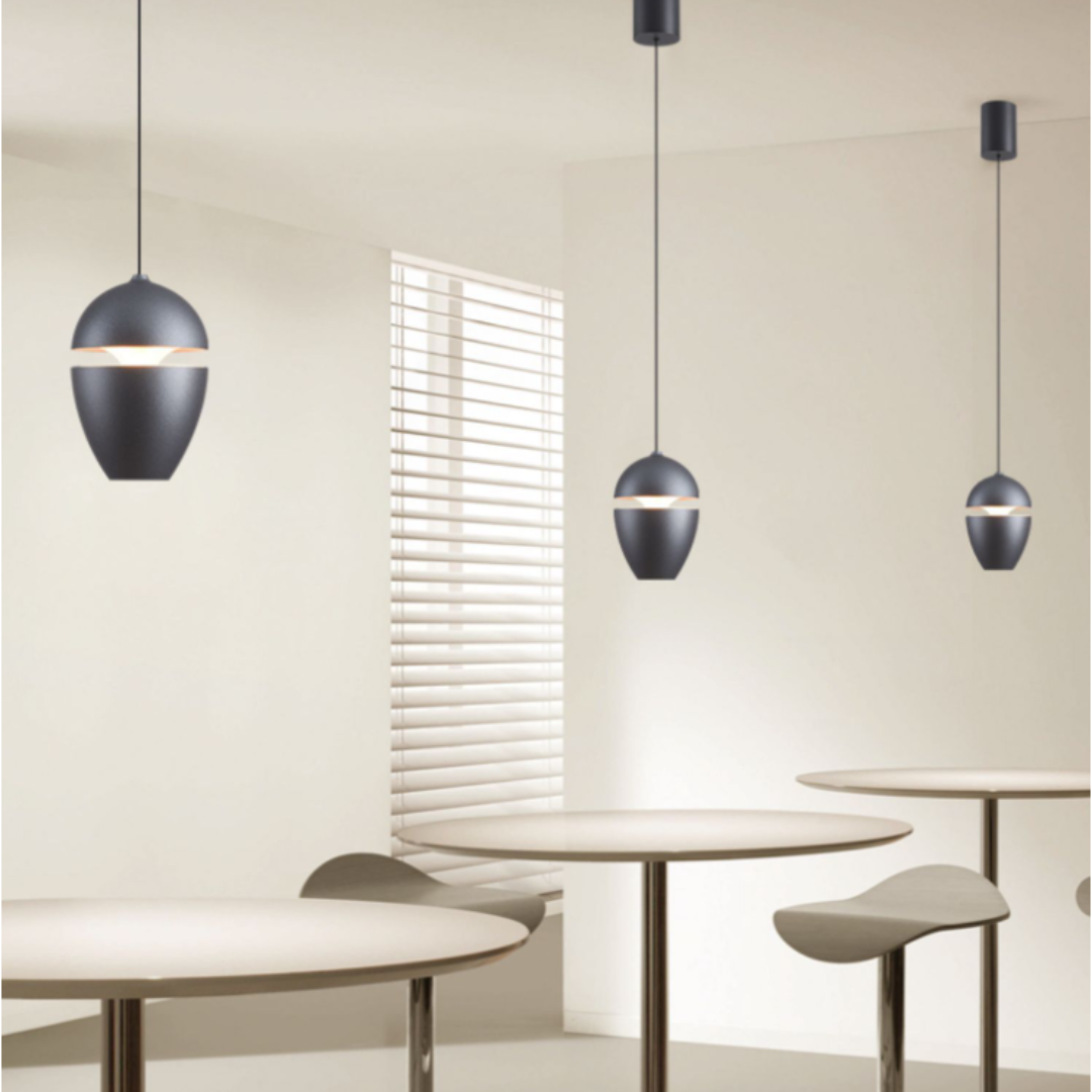 Đèn Led Bầu Dục Cắt Đôi Phong Cách Bắc Âu Đèn Treo Từ Tính Decor Phòng Khách, Phòng Ngủ - Ảnh 5