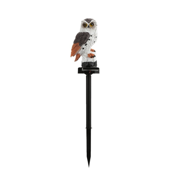 Đèn Led Hình Cú Mèo Sân Vườn, Đèn Sàn Năng Lượng Mặt  Trời Mô Phỏng Động Vật - Hình ảnh 6