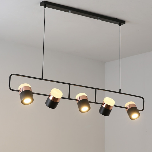 Đèn Led Khung Chữ Nhật 6 Ống, Đèn Thả Bàn Ăn Ngang Hiện Đại - Hình ảnh 8