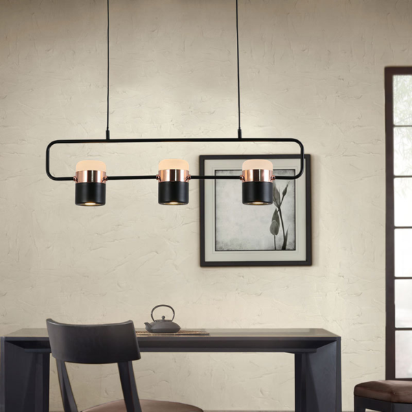 Đèn Led Khung Chữ Nhật 6 Ống, Đèn Thả Bàn Ăn Ngang Hiện Đại - Hình ảnh 3