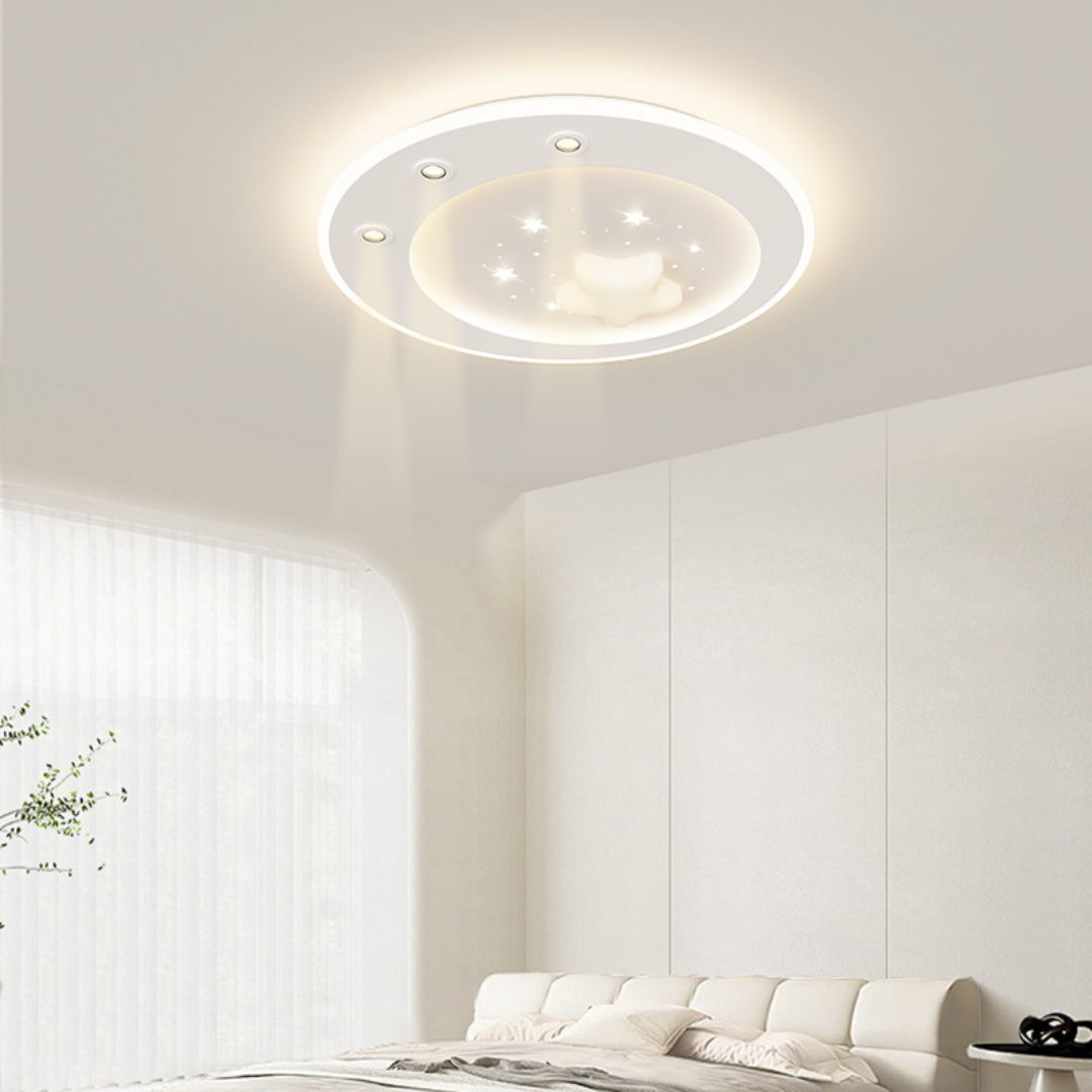 Đèn Led Ốp Trần Ngôi Sao, Đèn Ốp Trần 3 Chế Độ Màu Decor Phòng Ngủ Cho Bé - Ảnh 8