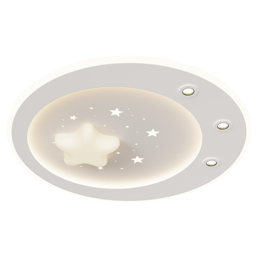 Đèn Led Ốp Trần Ngôi Sao, Đèn Ốp Trần 3 Chế Độ Màu Decor Phòng Ngủ Cho Bé - Ảnh 7