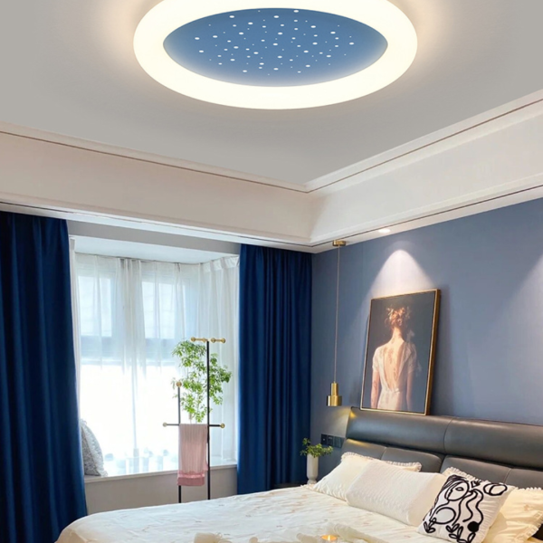 Đèn Led Ốp Trần Tinh Tú, Đèn Ốp Trần Phòng Ngủ Cho Bé 3 Chế Độ Màu Bảo Vệ Mắt - Hình ảnh 7