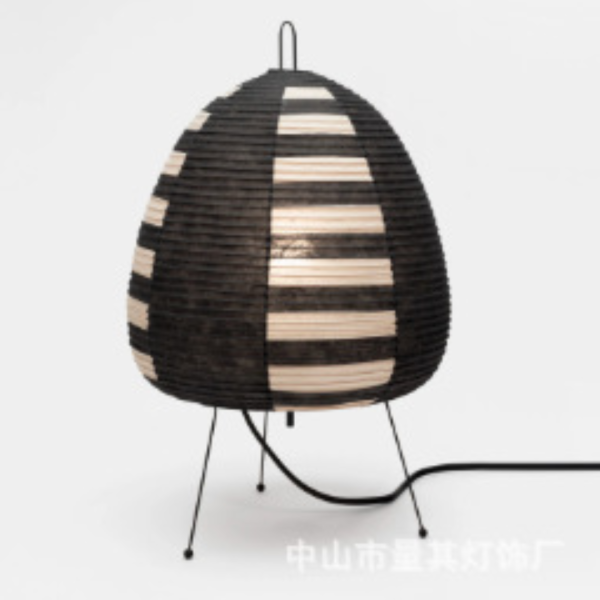 Đèn Bàn Giấy Gạo Isamu Noguchi Phong Cách Wabi-Sabi, Đèn Bàn Kết Hợp Đèn Sàn Dùng Deocr Phòng Khách - Hình ảnh 7
