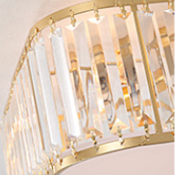 Đèn Ốp Trần Pha Lê Hình Vuông, Đèn Trần Bắc Âu Sang Trọng Decor Phòng Khách/Phòng Ngủ - Hình ảnh 4