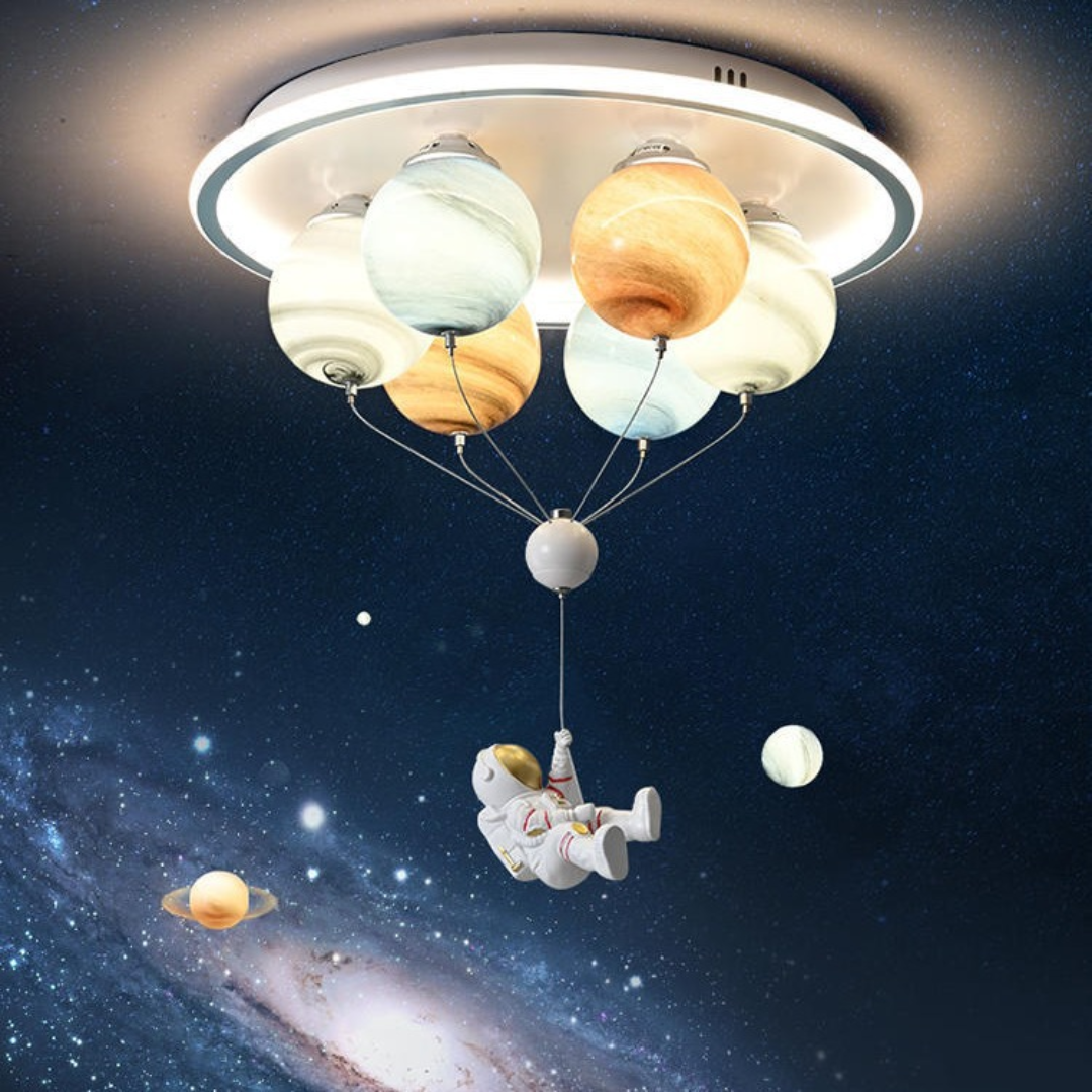 Đèn Ốp Tường Vũ Trụ Phi Hành Gia, Kích thước 50cm, Decor Phòng Ngủ Cho Bé - Ảnh 6
