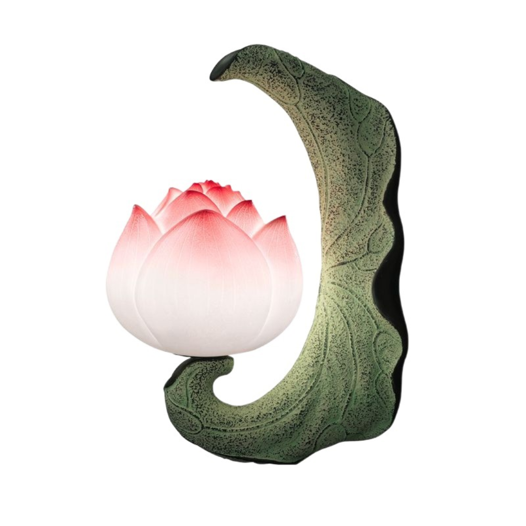 Đèn Ốp Tường Hoa Sen Phong Cách Trung Hoa Decor Phòng Khách, Hành Lang, Lối Đi, Ban Công - Ảnh 6