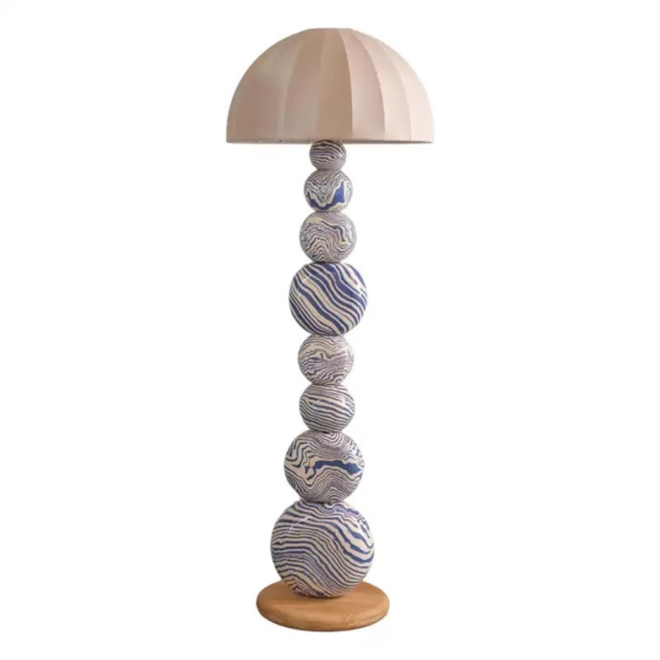Đèn Sàn Bắc Âu Hoa Văn Ngựa Vằn Độc Đáo 3 Chế Độ Màu, Đèn Sàn Trang Trí Sang Trọng - Hình ảnh 4