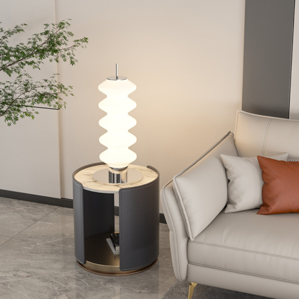 Đèn Sàn Chuỗi Thủy Tinh, Đèn Sàn Bắc Âu 3 Chế Độ Màu Decor Phòng Khách/ Phòng Ngủ - Hình ảnh 6