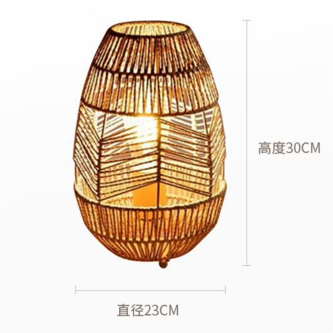 Đèn Sàn Đan Dây Thủ Công phong Cách WaBi-Sabi, Đèn Sàn Nhật Bản Decor Phòng Khách/ Phòng Ngủ - Ảnh 4
