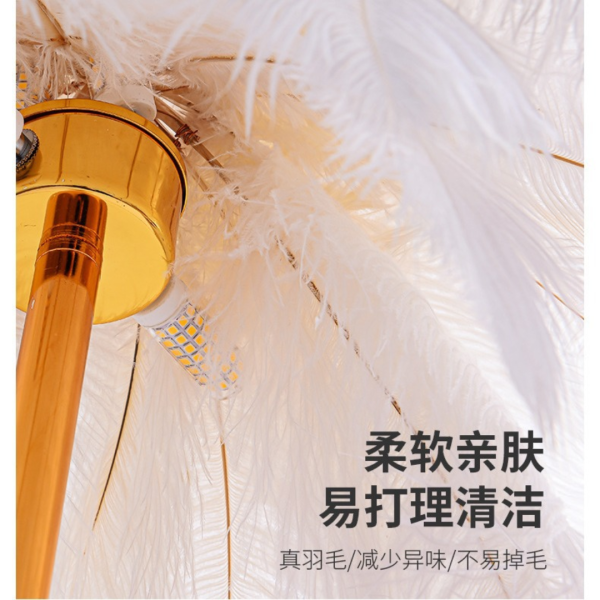 Đèn Sàn Lông Vũ Nhẹ Nhàng Sang Trọng Nhiều Màu Sắc Decor Phòng Khách Phòng Ngủ - Hình ảnh 7