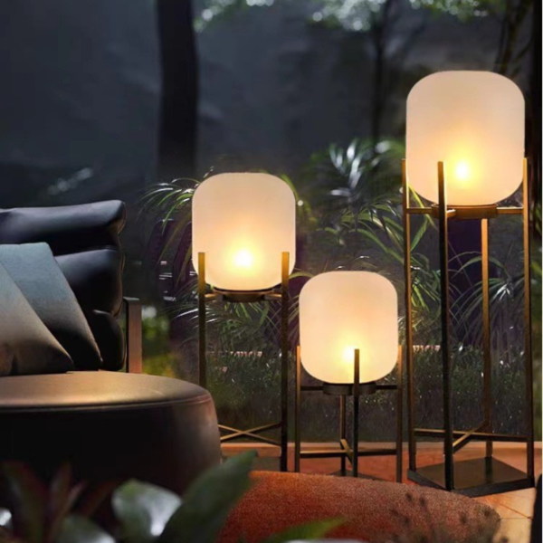 Đèn Sân Vườn Năng Lượng Mặt Trời Phong Cách Trung Hoa, Đèn Led Ngoài Trời - Hình ảnh 3