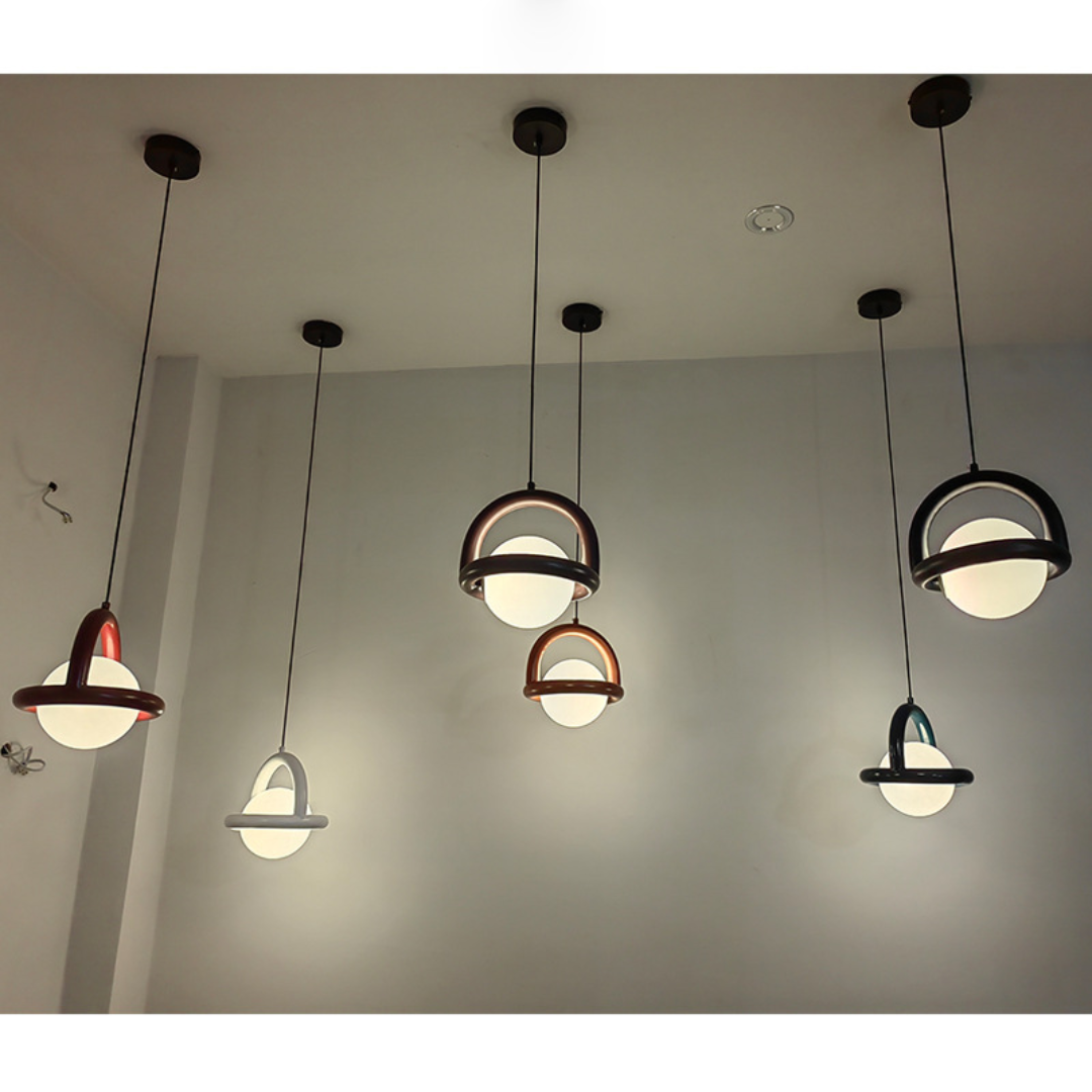 Đèn Thả Led Quả Cầu Nhiều Màu Sắc Thiết Kế Hàn Quốc, Phòng Ăn, Nhà Bếp, Phòng Ngủ, Văn Phòng - Ảnh 8