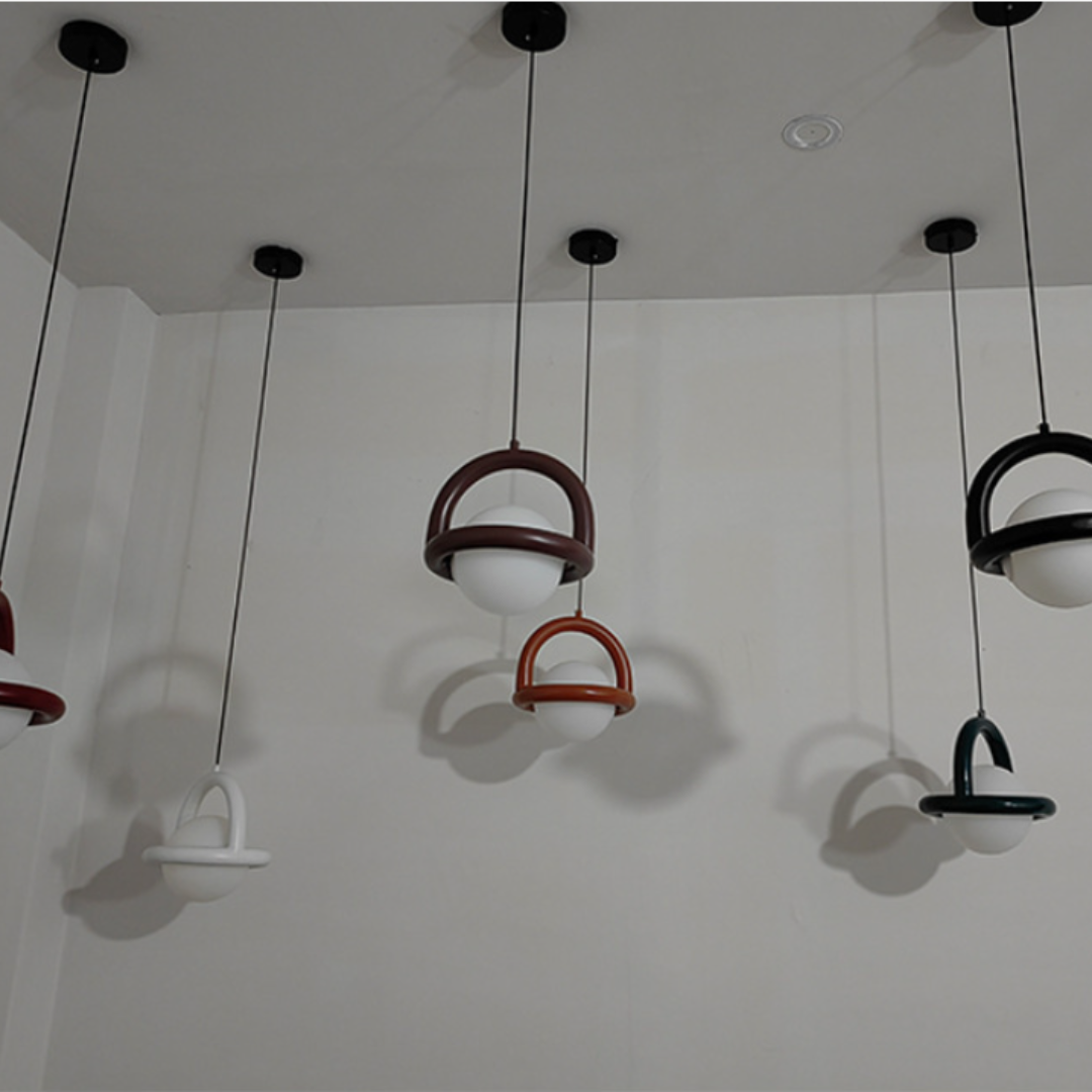 Đèn Thả Led Quả Cầu Nhiều Màu Sắc Thiết Kế Hàn Quốc, Phòng Ăn, Nhà Bếp, Phòng Ngủ, Văn Phòng - Ảnh 3