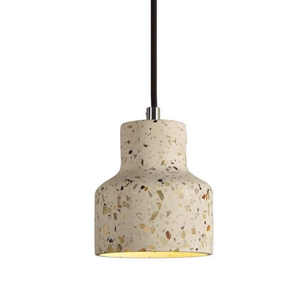 Đèn Thả Trần Đá Terrazzo, Đèn Treo Decor Không Gian Phòng Ngủ, Quán Cafre, Nhà Hàng - Hình ảnh 5