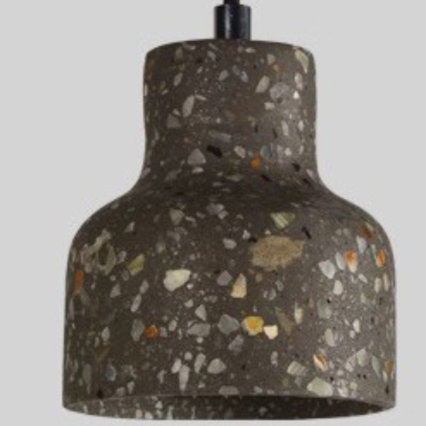 Đèn Thả Trần Đá Terrazzo, Đèn Treo Decor Không Gian Phòng Ngủ, Quán Cafre, Nhà Hàng - Hình ảnh 4