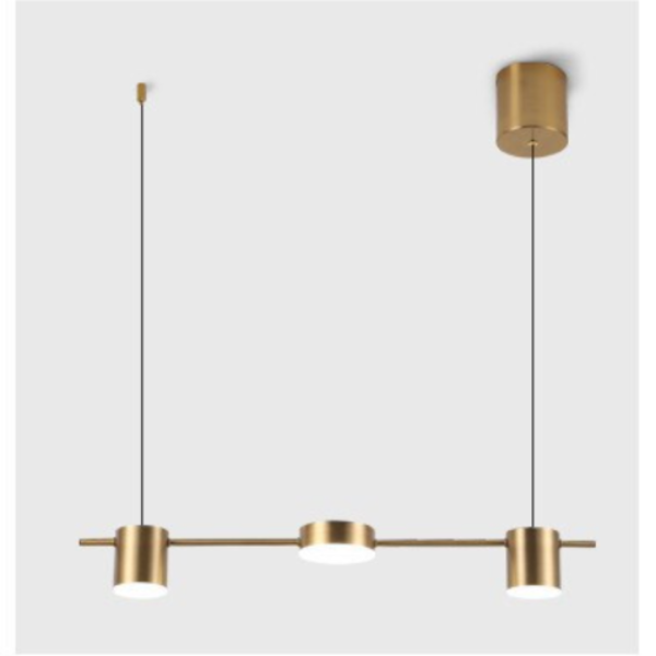Đèn Thả Trần Bằng Đồng 3-5-6 Đầu, Đèn Chùm Led Điều Chỉnh Độ Sáng Hiện Đại Phòng Khách Nhà Bếp - Hình ảnh 3