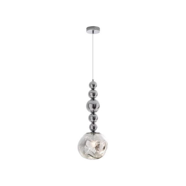 Đèn Thả Trần Quả Cầu Thủy Tinh, Đèn Thả Trần Phong Cách Bắc Âu 3 Chế Độ Màu - Hình ảnh 6