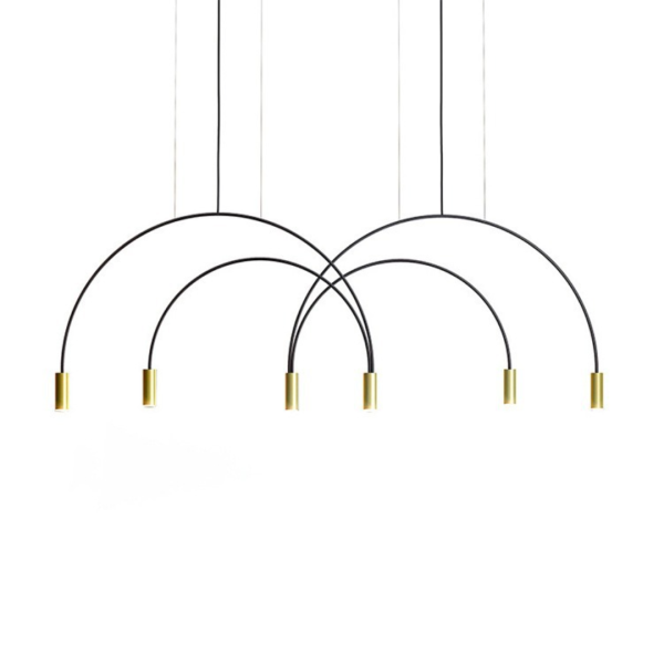 Đèn Thả Trần Hình Vòng Cung Thiết Kế Hiện Đại Sang Trọng Decor Nhiều Không Gian - Hình ảnh 5