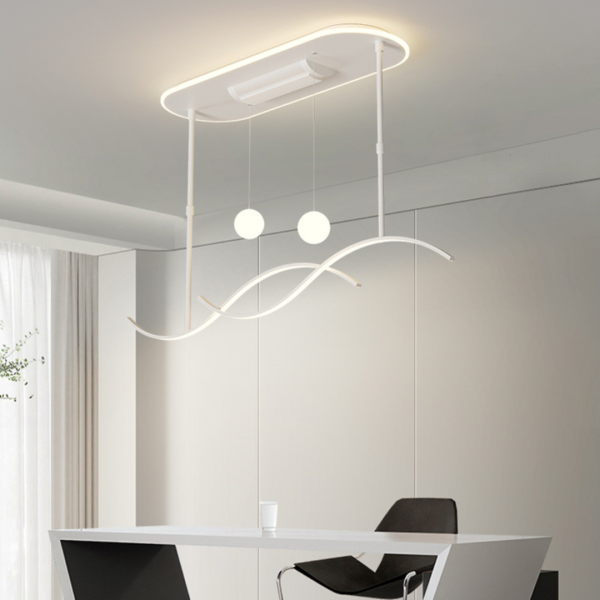 Đèn Thả Trần Uốn Lượn Bảo Vệ Mắt Decor Nhiều Không Gian - Hình ảnh 2