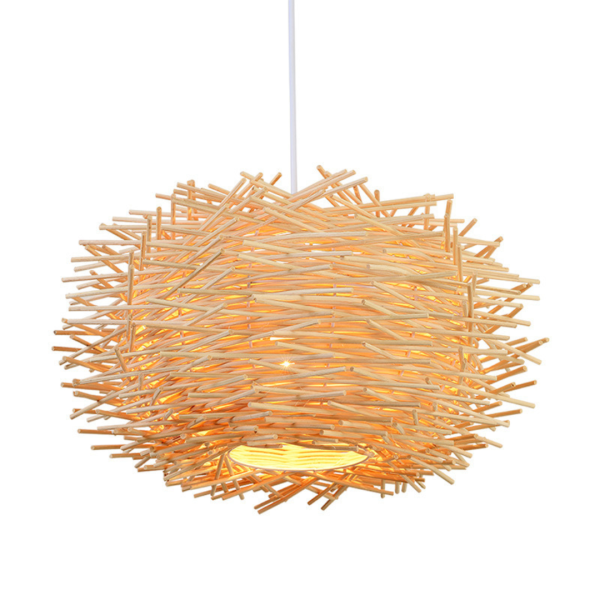 Đèn Treo Mây Tre Đan Nhiều Mẫu Mã, Đèn Thả Thủ Công Decor Mọi Không Gian - Hình ảnh 6