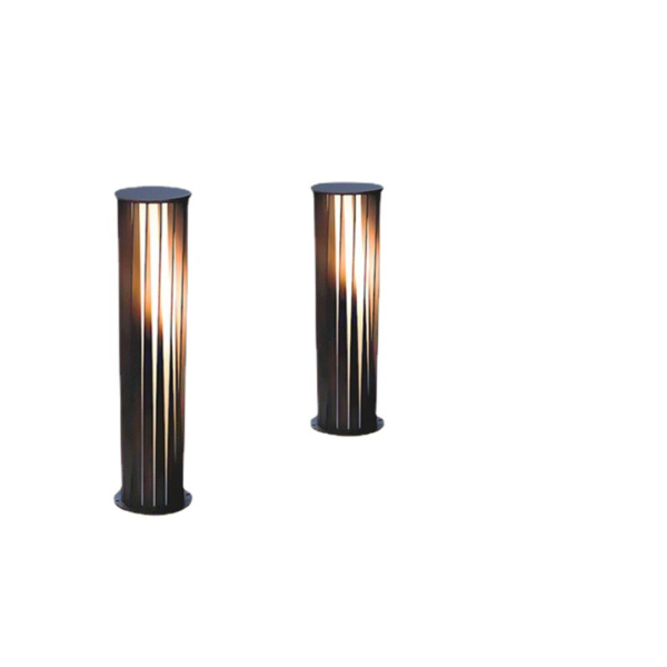 Đèn Trụ Sân Vườn Thép Không Gỉ, Đèn Năng Lượng Mặt Trời Decor Sân Vườn/ Lối Đi/ Hành Lang - Hình ảnh 8
