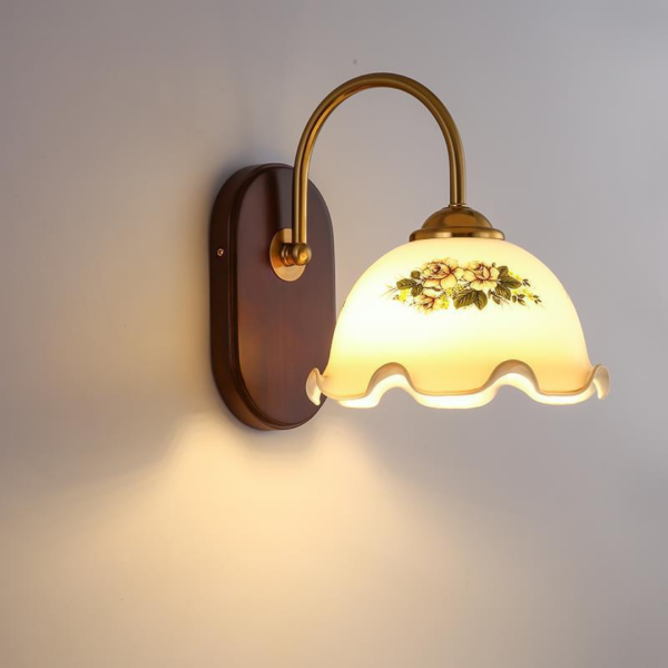 Đèn Tường Không Dây Hoa Thủy Tinh, Đèn Ốp Tường Đa Dạng Kiểu Dáng Decor Mọi Không Gian Sống - Hình ảnh 7