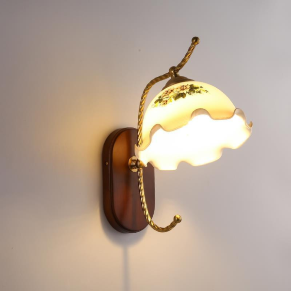Đèn Tường Không Dây Hoa Thủy Tinh, Đèn Ốp Tường Đa Dạng Kiểu Dáng Decor Mọi Không Gian Sống - Hình ảnh 5