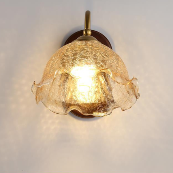 Đèn Tường Không Dây Hoa Thủy Tinh, Đèn Ốp Tường Đa Dạng Kiểu Dáng Decor Mọi Không Gian Sống - Hình ảnh 3