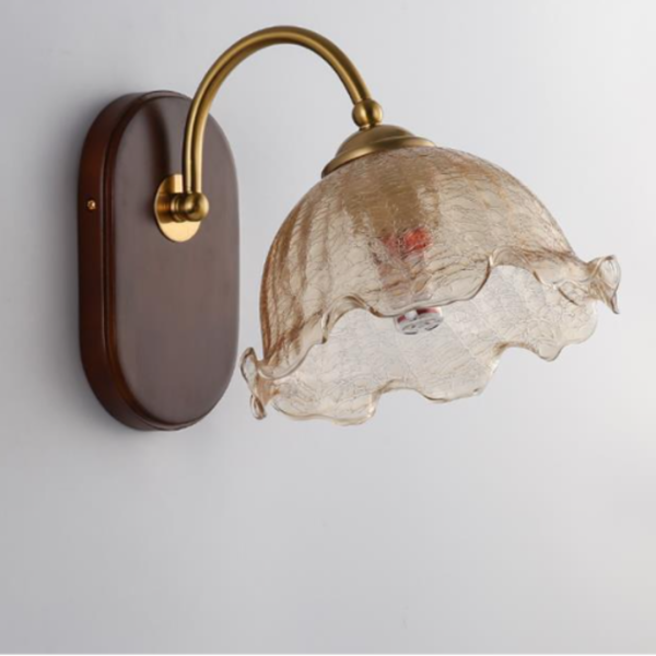 Đèn Tường Không Dây Hoa Thủy Tinh, Đèn Ốp Tường Đa Dạng Kiểu Dáng Decor Mọi Không Gian Sống - Hình ảnh 2
