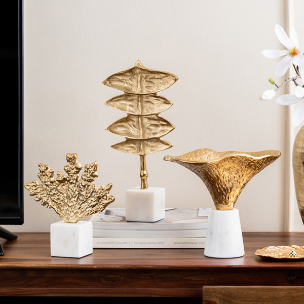 Đồ Trang Trí Bắc Âu Bằng Đồng Da Dạng Mẫu Mã, Đồ Nội Thất Decor Tủ Tivi, Bàn Học - Hình ảnh 7