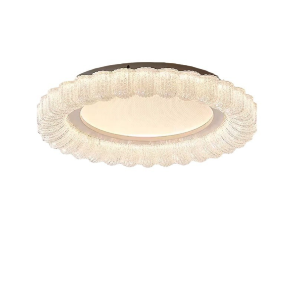 Đèn Mâm Ốp Trần Hình Tròn, Đèn Trần Ý Bảo Vệ Mắt Decor Phòng Ngủ - Hình ảnh 6