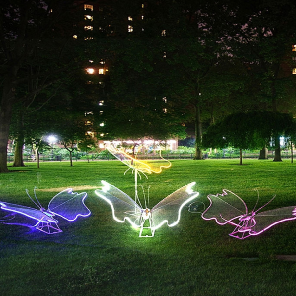 Đèn Led Hình Butterfly Chuyển Động, Đèn Led Phát Sáng Decor Sân Vườn Hành Lang, Công Viên - Hình ảnh 3
