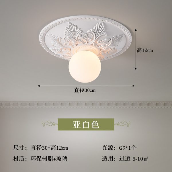 Đèn Trần Pháp Đa Dạng Kiểu Dáng, Đèn Trần Hiện Đại 3 Chế Độ Màu Decor Nhiều Không Gian - Hình ảnh 6