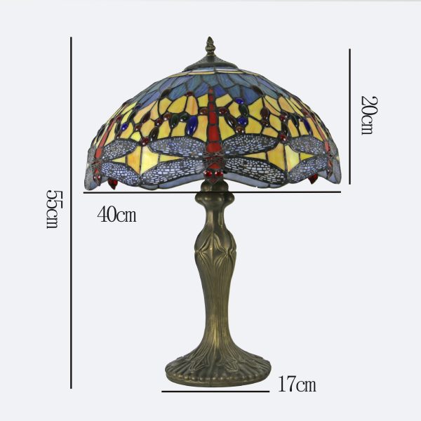 Đèn Bàn Tiffany Bảo Vệ Mắt, Đèn Bàn Tiffany Phong Cách Châu Âu Decor Phòng Khách/ Phòng Học/ Phòng Ngủ - Hình ảnh 3
