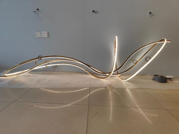 Đèn Thả Trần Bắc Âu Thanh Xoắn Thép Không Gỉ Decor Phòng Khách, Phòng Ăn - Hình ảnh 5