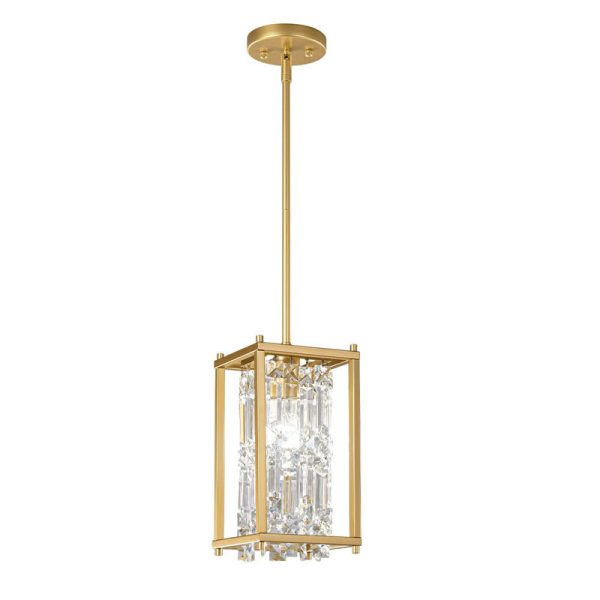 Đèn Thả Pha Lê Khung Kim Loại, Đèm Chùm Pha Lê K9 Sang Trọng Decor Phòng Ngủ, Lối Vào Sảnh, Ban Công - Hình ảnh 4