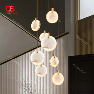Đèn Chùm Gác Xép Đá Cẩm Thạch