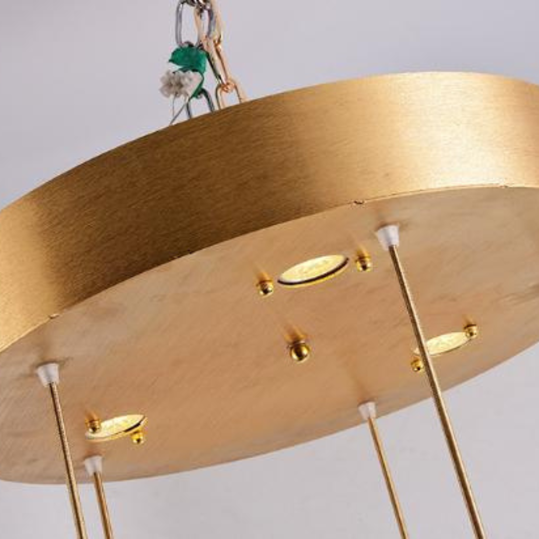 Đèn Chùm Lưới Giọt Nước Thuỷ Tinh