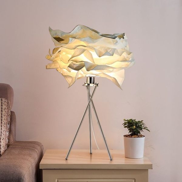 Đèn Sàn Đám Mây Bằng Giấy, Đèn Giấy Bắc Âu Decor Phòng Khách, Đèn Ngủ Cạnh Đầu Giường - Hình ảnh 7