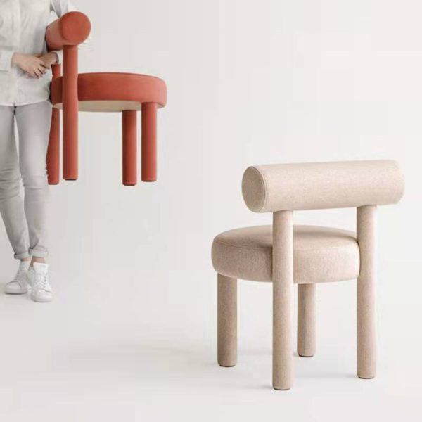 Ghế Tựa Lưng Chữ T Bắc Âu Hiện Đại, Ghế Tựa Dùng Trang Điểm, Ghế Ăn Sang Trọng, Ghế Tựa Cho Gia Đình - Hình ảnh 7