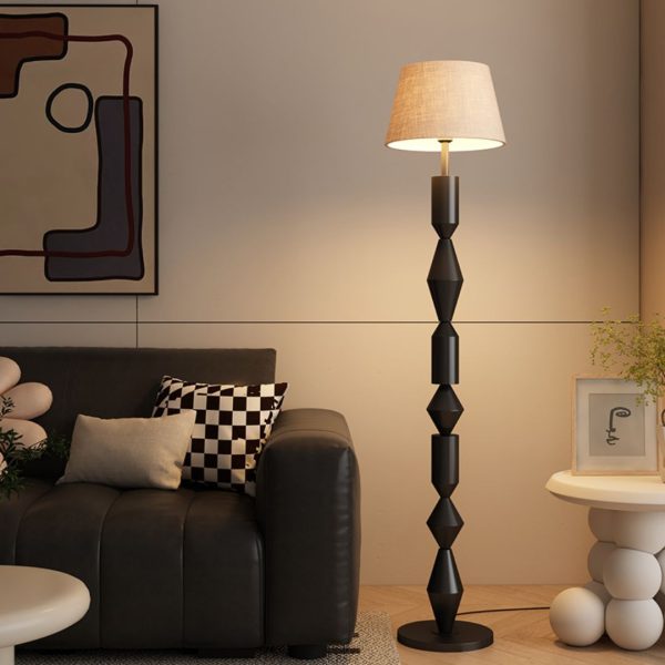 Đèn Sàn Chao Nón Trụ Đối Xứng Nhiều Màu Sắc Đèn Sàn Cổ Điển Wabi_Sabi, Đèn Đứng Decor Nhiều Không Gian - Hình ảnh 7