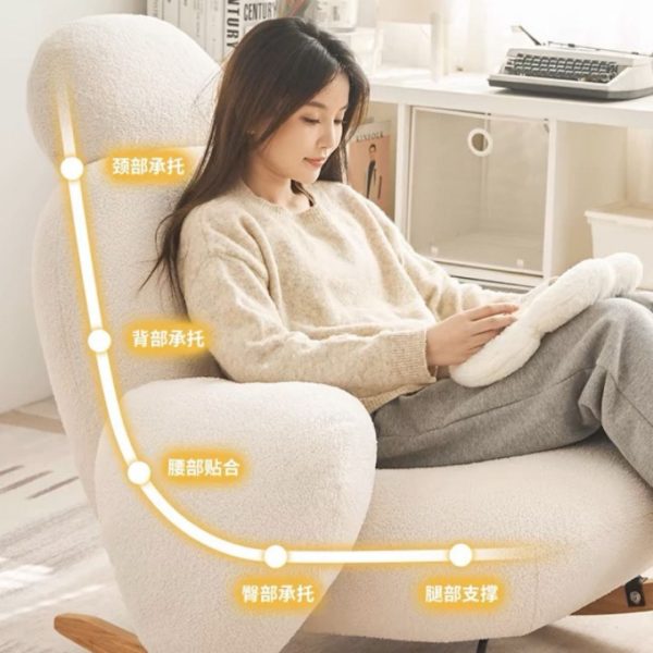 Sofa Bập Bênh Nhiều Màu Hình Chú Vịt, Ghế Công Thái Học Ghế Lười, Đồ Nội Thất Phòng Khách - Hình ảnh 7