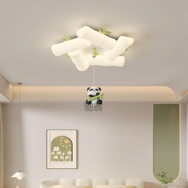 Đèn Ốp Trần Gấu Trúc Cho Bé, Đèn Trần Thiết Kế Sáng Tạo Bảo Vệ Mắt Decor Phòng Khách/ Phòng Ngủ - Hình ảnh 7