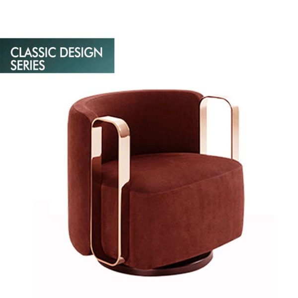 Ghế Sofa Xoay 360 Độ Khung Kim Loại Ghế Sofa Đơn Phòng Khách Nhiều Màu, Ghế Tiếp Khách Cho Văn Phòng - Hình ảnh 6