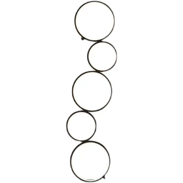 Đèn Sàn 5 Vòng Tròn Độc Đáo, Đèn Đứng Bắc Âu Thiết Kế Mới Lạ 3 Chế Độ Màu Decor Phòng Khách/ Phòng Ngủ - Hình ảnh 3