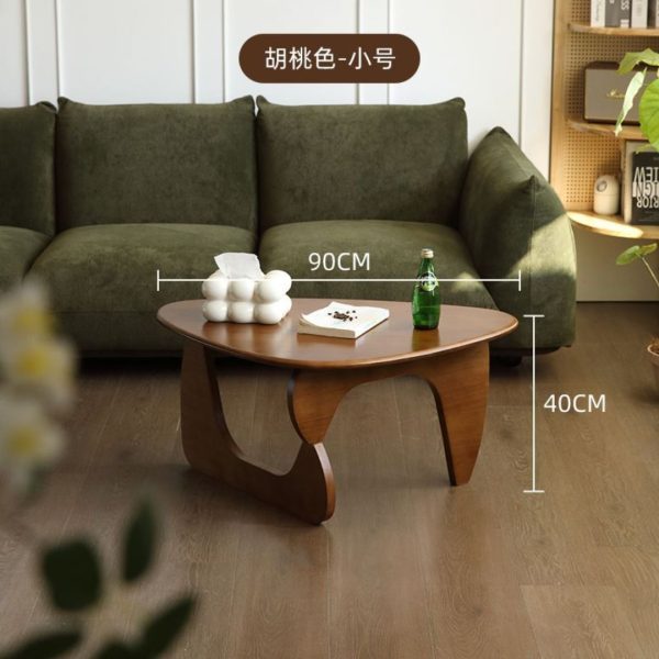 Bàn Cafe Nhỏ Tam Giác Bằng Gỗ, Bàn Cafe Phong Cách Nhật Bản Dùng Đọc Sách, Uống Trà Thư Giãn - Hình ảnh 6
