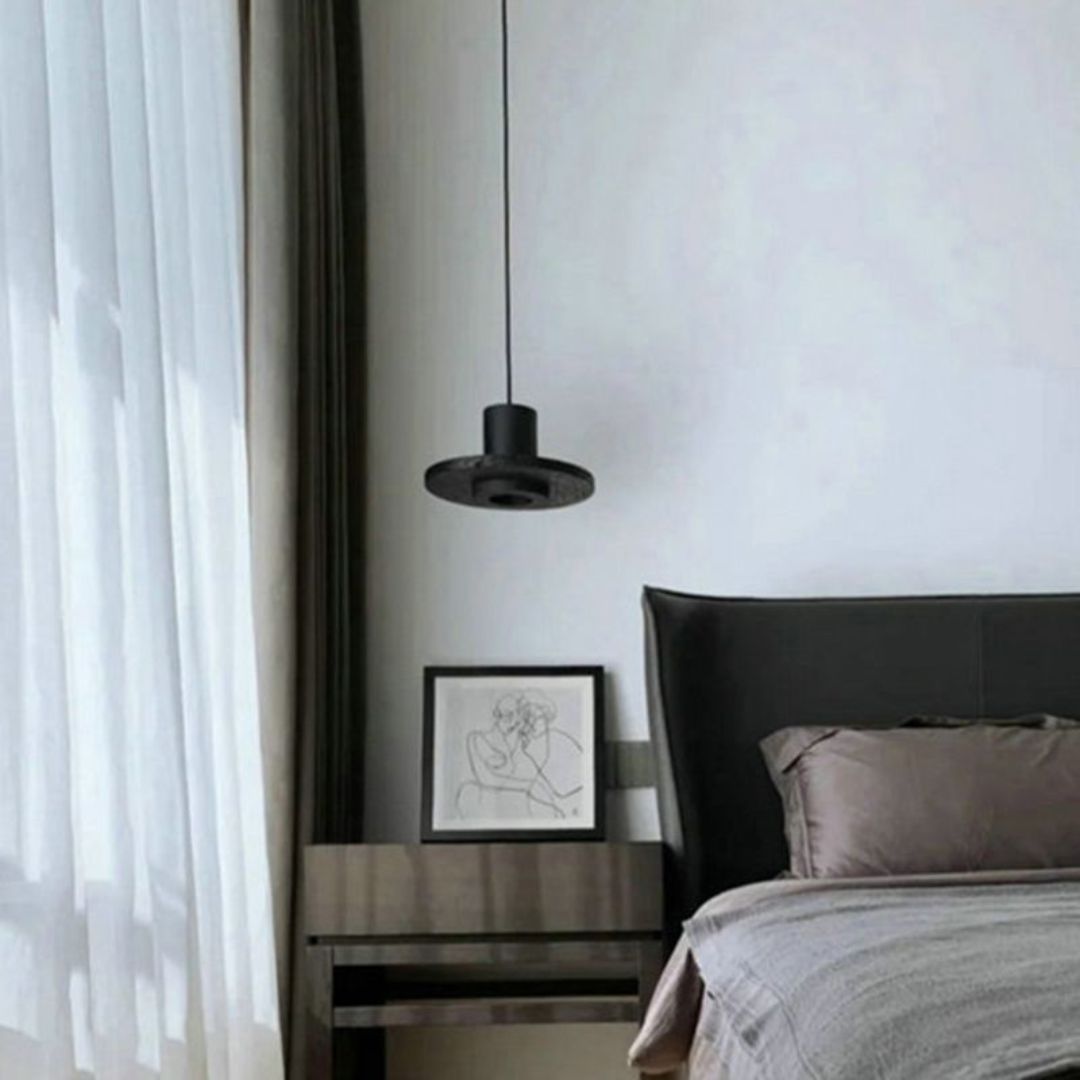 Đèn Thả Bắc Âu Đá Cẩm Thạch, Đèn Treo Hình Chiếc Mũ Decor Phòng Ngủ, Đầu Giường, Đèn Thả Trần - Ảnh 6