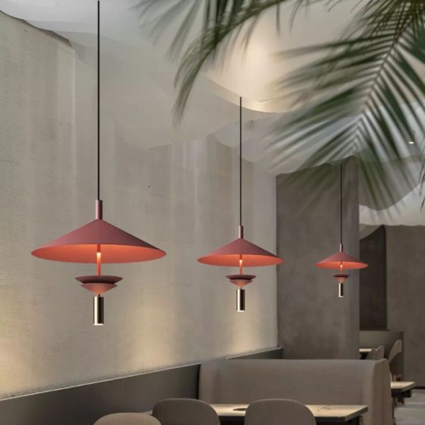 Đèn Treo Bắc Âu Thiết Kế Đĩa Bay, Đèn Thả Trần Hậu Hiện Đại Decor Không Gian Nhà Hàng, Quán Ăn - Hình ảnh 6